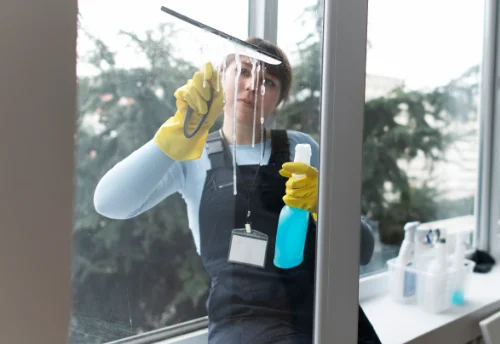 Nettoyage de vitres intérieures et extérieures à Cléguérec